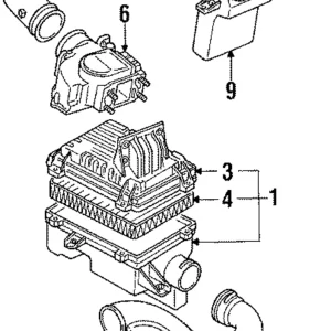 Hose - Mazda (B61P-13-206A)