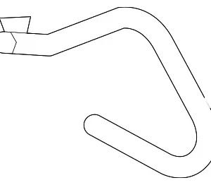 Water Outlet Hose - Mazda (L33E-13-53X)