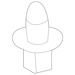 Bumper Cover Fastener - Mazda (BF71-50-235)