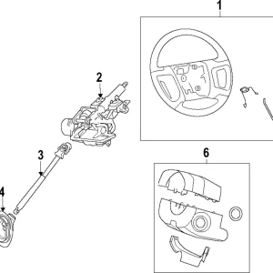 Steering Wheel - Mazda (ZZ17-32-980-03)