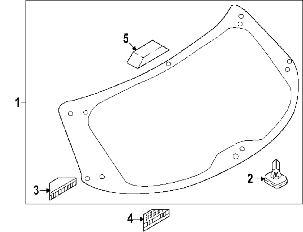 Lift Gate Glass - Mazda (KMV6-63-930)