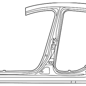 Center Pillar & Rocker - Mazda (BJY6-70-271)