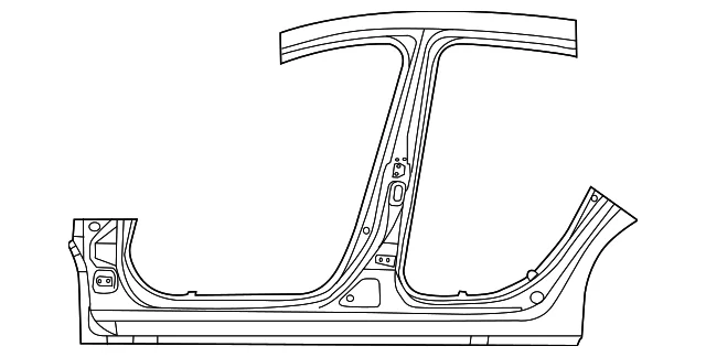 Center Pillar & Rocker - Mazda (BJY6-70-271)