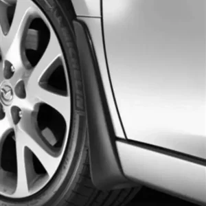 Splash Guards - Front - Black Plastic - Mazda (GHR1-V3-450)