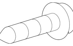 Door Trim Panel Screw - Mazda (9973-50-414)
