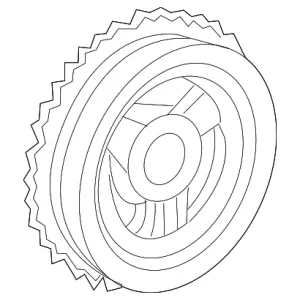 Pulley - Mazda (ZZC2-11-400B)