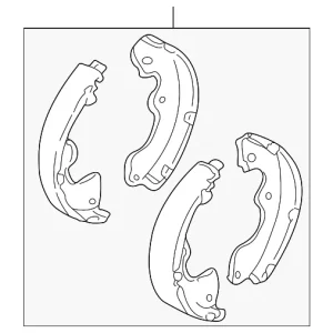 Brake Shoes - Mazda (ZZC0-49-240B)