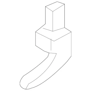 Handle, Inside - Mazda (D351-58-330D-02)