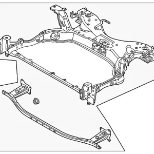 Engine Cradle - Mazda (DN4E-34-80XB)