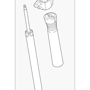 Suspension Shock Absorber - Mazda (TN39-28-700A)