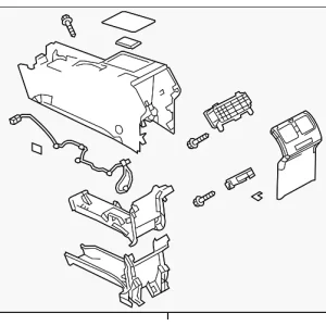 Rear Console - Mazda (CG39-64-420-02)