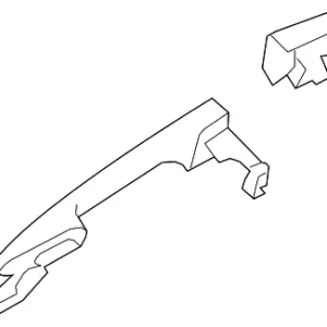 Handle, Outside - Mazda (GS1E-58-410J-74)