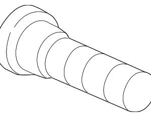 Wheel Stud - Mazda (D10A-33-062)