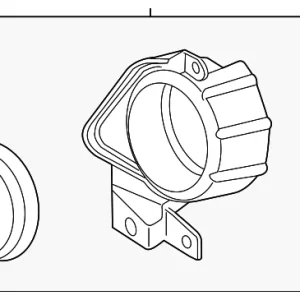 Fog Lamp Assembly - Mazda (FE01-51-680D)