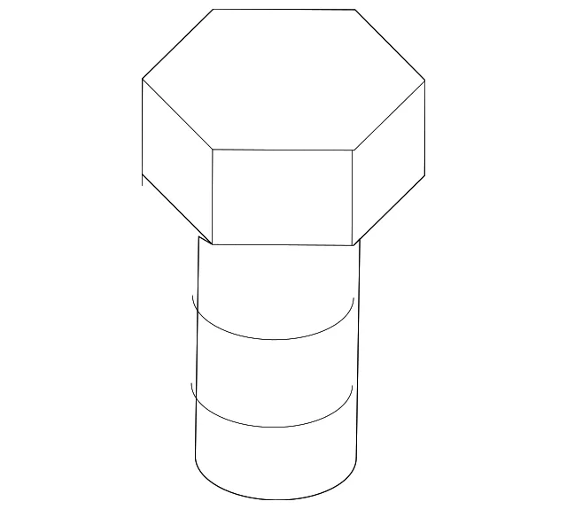 License Frame Bolt - Mazda (9CE6-00-620)