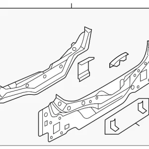 Rear Panel Assembly - Mazda (CC33-70-750A)
