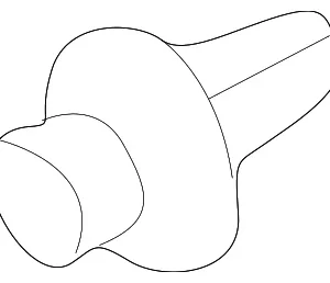 Side Trim Panel Fastener - Mazda (B467-68-AC3-29)