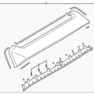 Spoiler Assembly - Mazda (BP4K-51-960D-01)