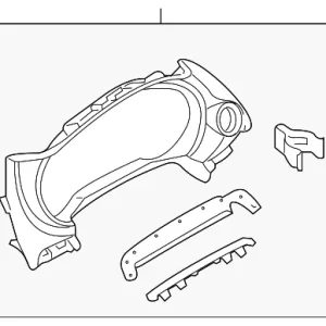 Cluster Bezel - Mazda (TK48-55-420B-02)