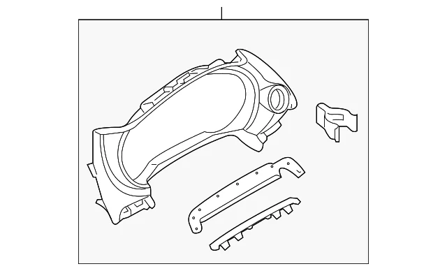 Cluster Bezel - Mazda (TK48-55-420B-02)