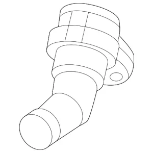 Outlet Hose Connector - Mazda (BBP7-61-240)