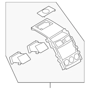 Center Panel - Mazda (TD11-55-210G)