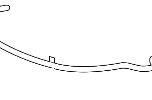 Upper Return Hose - Mazda (ZZCC-15-277)