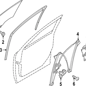 Door Glass - Mazda (VA40-58-510)