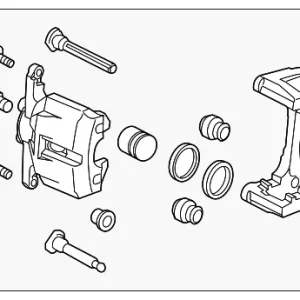 Caliper Assembly - Mazda (B4Y0-33-98ZC)