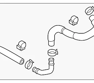 Lower Hose - Mazda (LFG2-15-18Y)