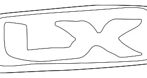 Nameplate - Mazda (LC72-51-761)