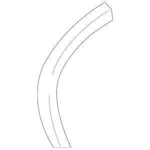 Rear Spoiler Outer Seal - Mazda (KB8A-51-954)
