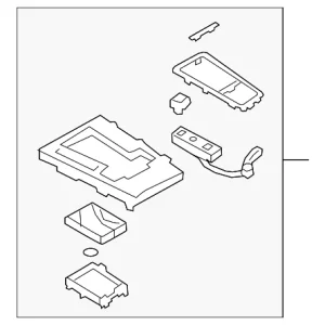 Center Panel - Mazda (BDGG-64-340D)