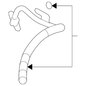 Outlet Hose - Mazda (N3R1-14-710A)
