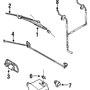 Wiper Transmission - Mazda (UC91-67-360)