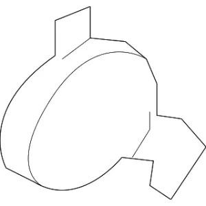 Tow Bracket Cover - Mazda (NF79-50-EK1A-BB)