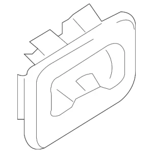 Switch Bezel - Mazda (TD13-88-1M9-02)