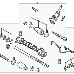 Steering Gear - Mazda (BBM4-32-110R-0G)