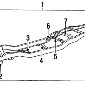 Engine Cross-Member - Mazda (ZZM0-39-800)