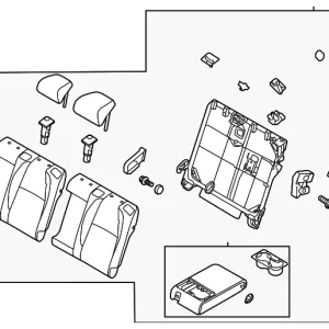 Seat Back Assembly - Mazda (DGH9-57-450A-45)