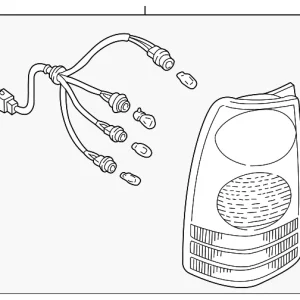 Tail Lamp Assembly - Mazda (LE46-51-180B)