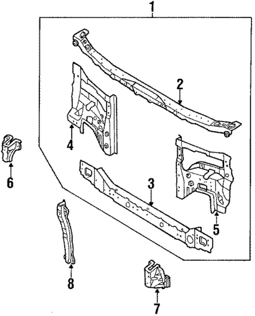 Center Support - Mazda (GJ21-56-220B)