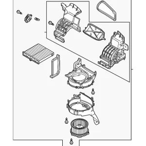 Blower Assembly - Mazda (DGH9-61-140)