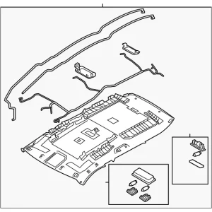 Ceiling Top - Mazda (TN39-68-03ZE-75)