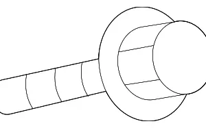 Oil Inlet Tube Lower Bolt - Mazda (SH01-14-603)