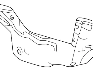 Exhaust Manifold Heat Shield - Mazda (PYDN-13-3K0)