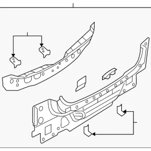 Rear Panel Assembly - Mazda (B33D-70-750G)