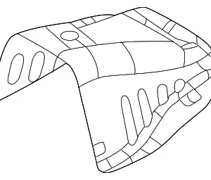 Center Reinforced - Mazda (DN4E-53-612)
