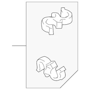 Filler Pipe Clip - Mazda (CC43-42-553)
