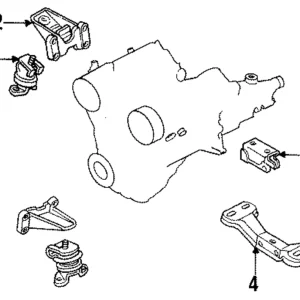 Trans Mount - Mazda (LA01-39-340E)